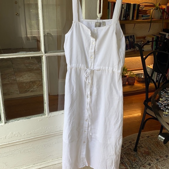 ASOS Linen button down midi-dress - Picture 2 of 5